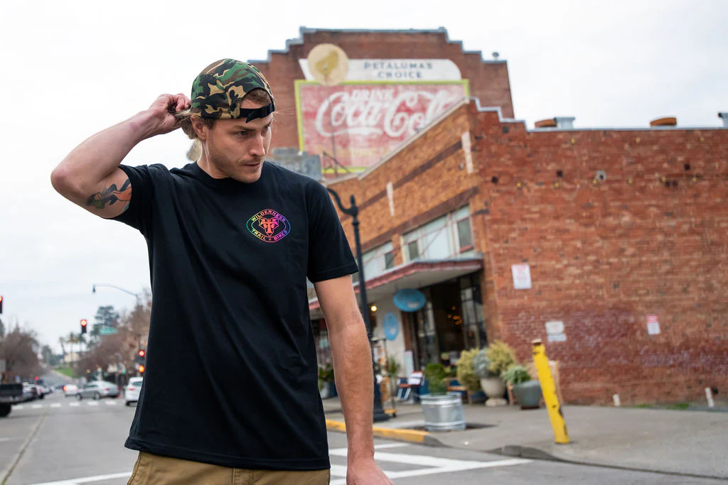 WTB Heritage Logo Rainbow T-shirt - Image 4